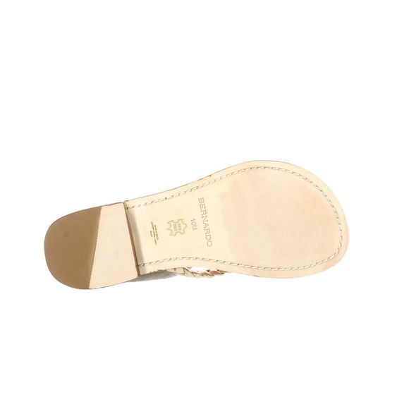 Bernardo Womens Theo Gold T-Strap Sandals Size 10 Medium (B, M) - Picture 4 of 4